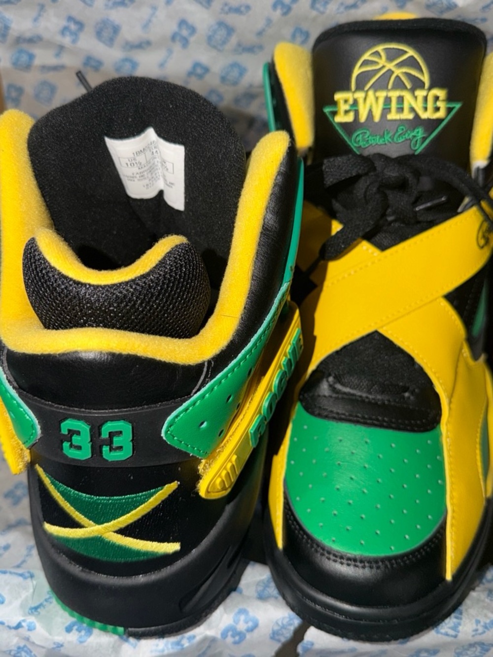 Rogue patrick Ewing Sneakers Jamaican design - Picture 5 of 7